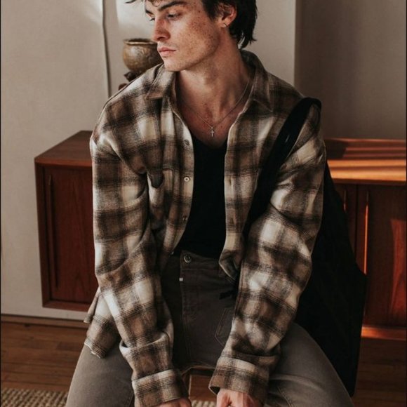 Kollar Flannel Overshirt - Picture 3 of 3